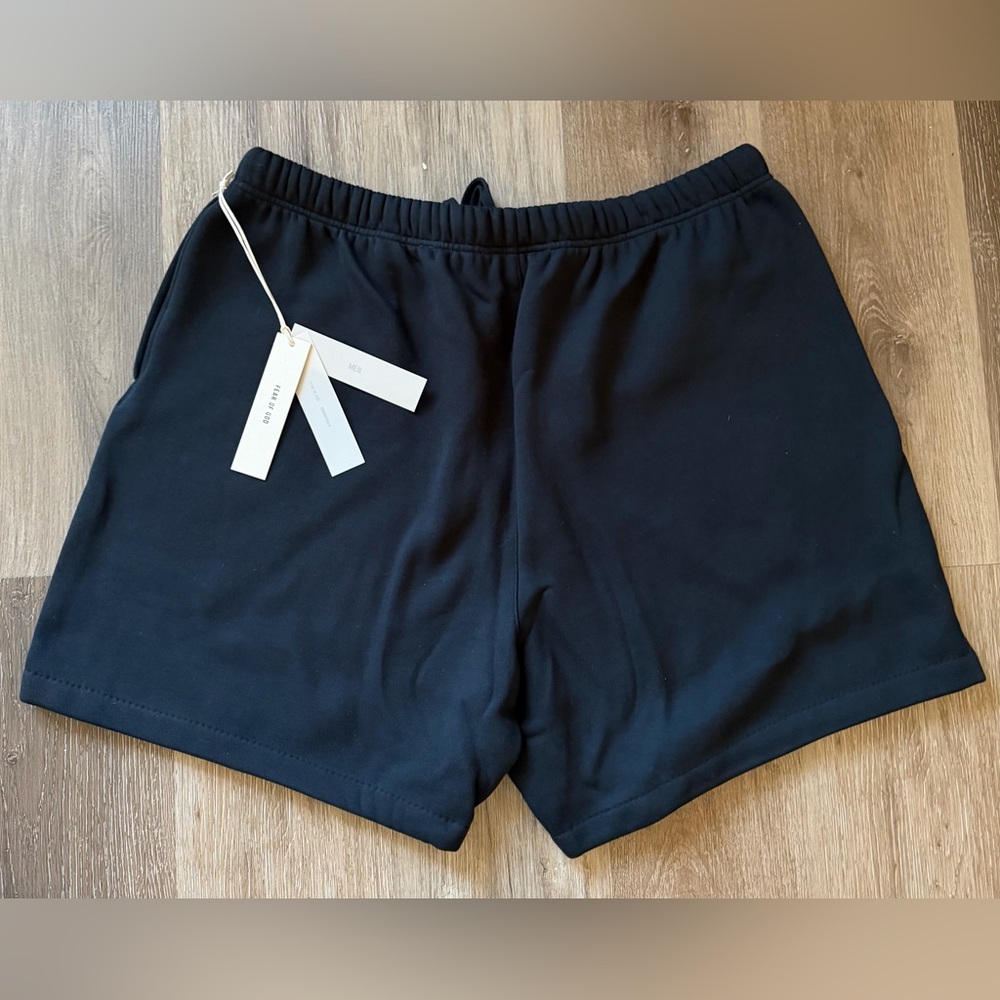 Essentials Fear Of God Vintage Black Classic  Shorts  Black Men’s Size XXL NWT - Picture 2 of 6